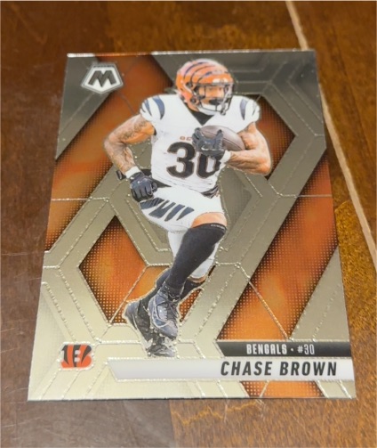 2025 Panini Mosaic #220 Chase Brown — front
