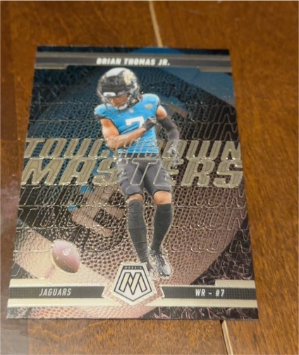 2025 Panini Mosaic Touchdown Masters #8 Brian Thomas Jr. — front