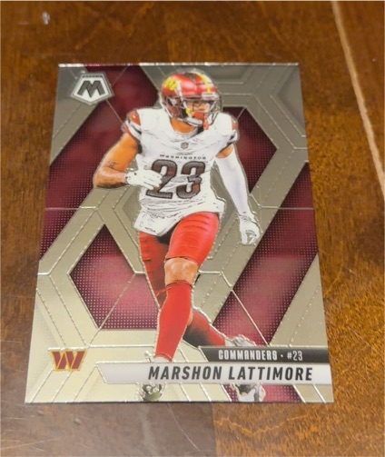 2025 Panini Mosaic #7 Marshon Lattimore — front