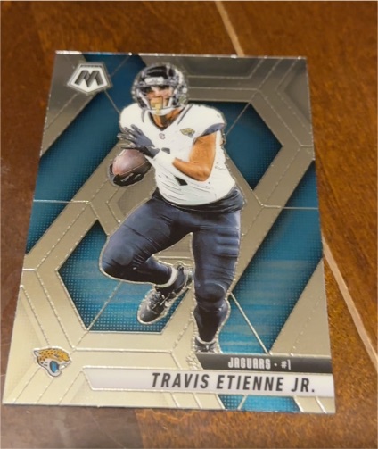 2025 Panini Mosaic #1 Travis Etienne Jr. — front
