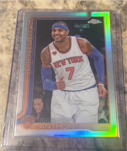 2025 Topps Chrome #248 Carmelo Anthony — front