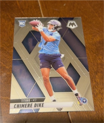 2025 Panini Mosaic #356 Chimere Dike — front