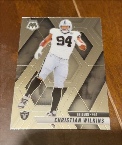 2025 Panini Mosaic #94 Christian Wilkins — front