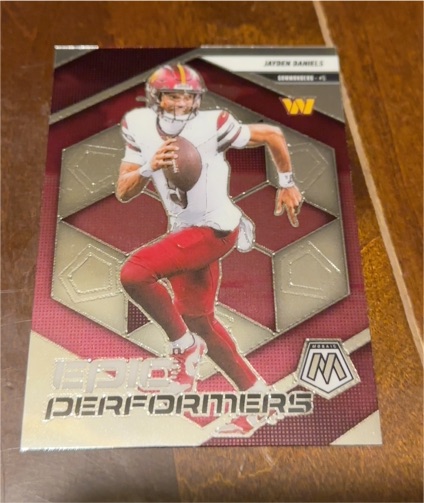 2025 Panini Mosaic Epic Performers #20 Jayden Daniels — front