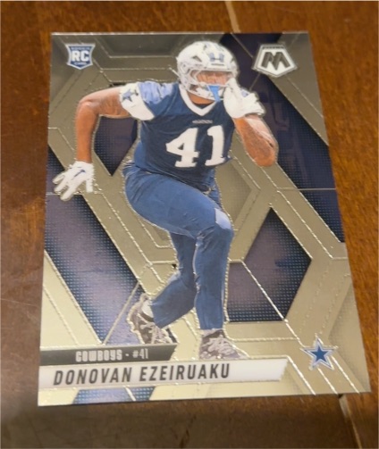 2025 Panini Mosaic #337 Donovan Ezeiruaku — front