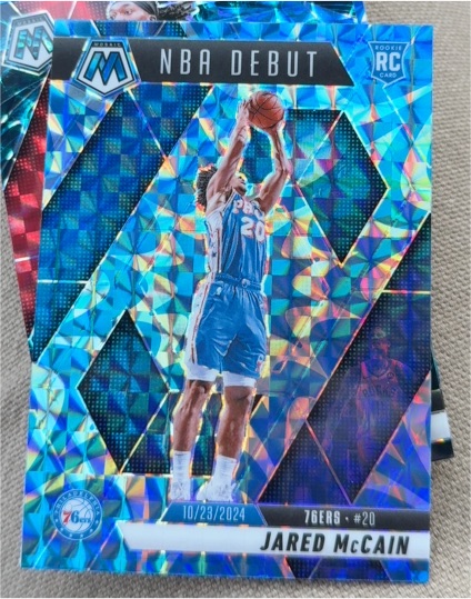 2024-25 Panini Mosaic NBA Debut #263 Jared McCain — front