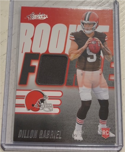 2025 Panini Absolute #RF-DGL Dillon Gabriel Rookie Force — front