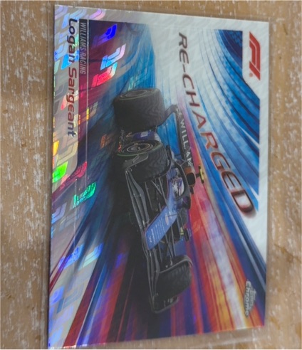 2024 Topps Chrome Formula 1 #RECH-20 Logan Sargeant Re-Charged — front