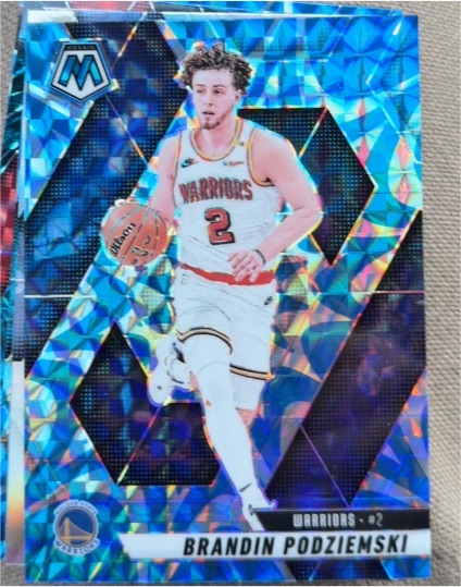 2024-25 Panini Mosaic #105 Brandin Podziemski — front