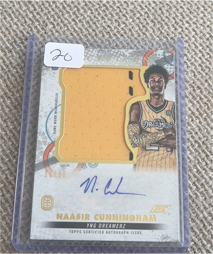 2022-23 Topps Inception Overtime Elite #AJRC-NC1 Naasir Cunningham — front