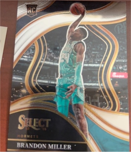 2023-24 Panini Select #286 Brandon Miller Courtside — front