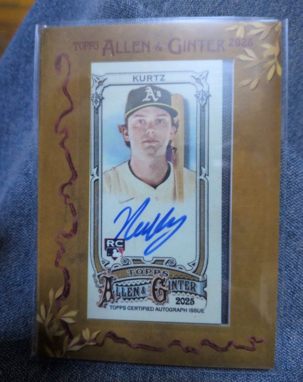 2025 Topps Allen & Ginter #MA-KU Nick Kurtz — front
