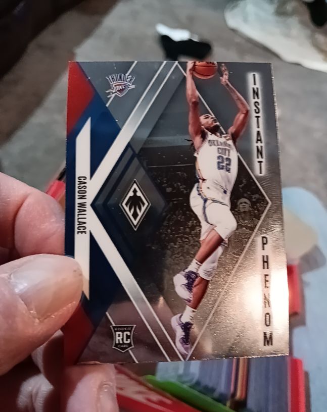 2023-24 Panini Phoenix #7 Cason Wallace Instant Phenom — front