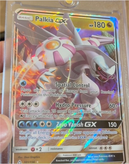 2018 Pokémon SM Ultra Prism #101 Palkia GX — front