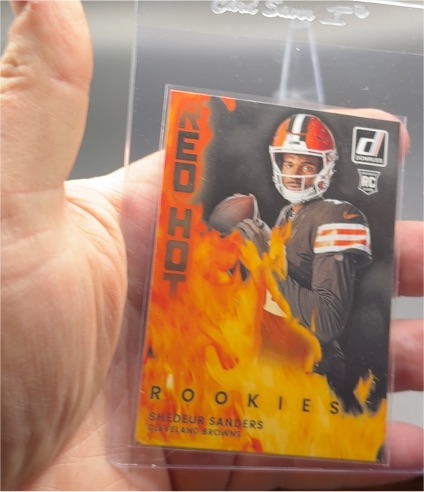2025 Panini Donruss Red Hot Rookies #RHR-SDS Shedeur Sanders — front