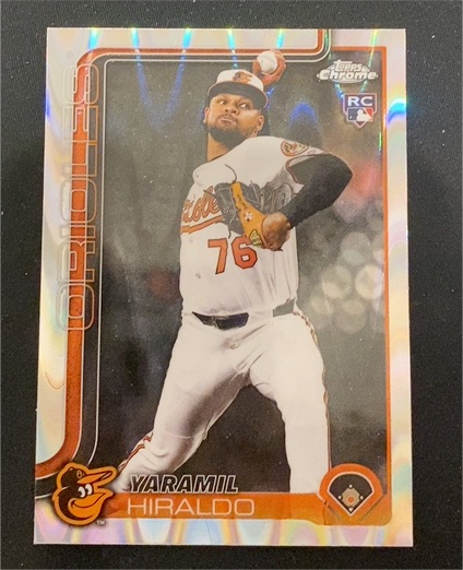 2025 Topps Chrome Update #USC78 Yaramil Hiraldo — front