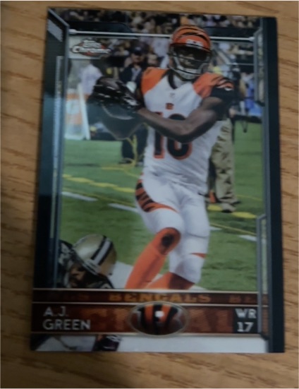 2015 Topps Chrome #17 A.J. Green — front