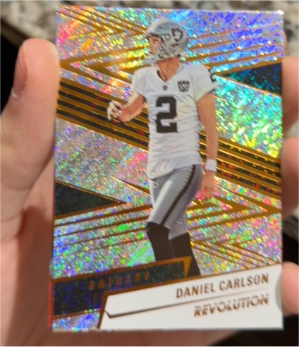 2025 Panini Revolution Daniel Carlson — front