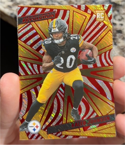 2025 Panini Revolution #223 Kaleb Johnson — front