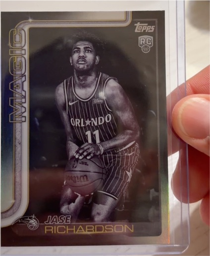2025-26 Topps #225 Jase Richardson — front