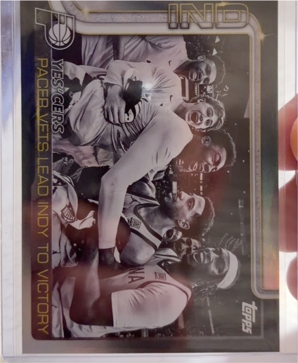 2025-26 Topps #280 Yes'Cers: Pacer Vets Lead Indy To Victory — front