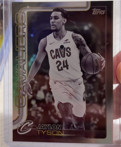 2025-26 Topps #86 Jaylon Tyson — front