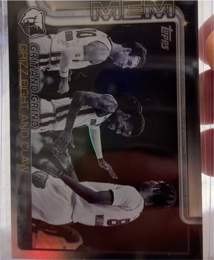 2025-26 Topps #298 Grit and Grind: Grizz Fight and Claw Blackout — front