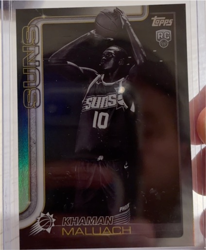 2025-26 Topps #210 Khaman Maluach Blackout — front