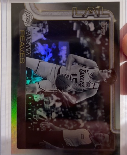 2025-26 Topps #151 Austin Reaves Blackout — front