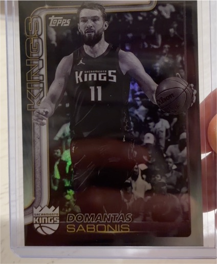 2025-26 Topps #167 Domantas Sabonis Blackout — front