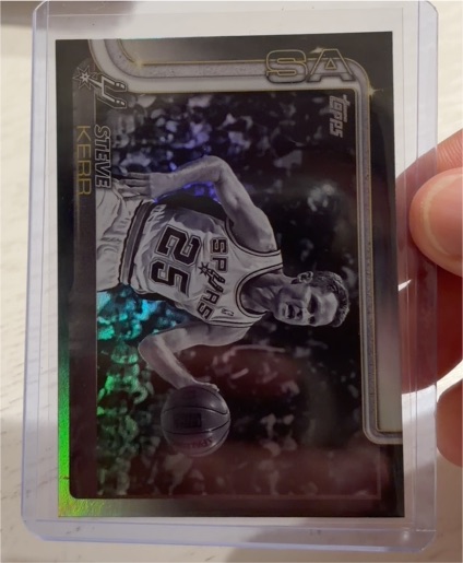 2025-26 Topps #267 Steve Kerr Blackout — front