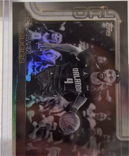 2025-26 Topps #92 Jalen Suggs Blackout — front