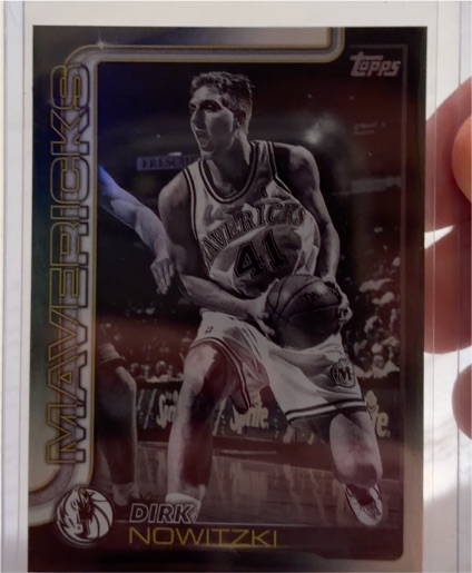 2025-26 Topps #252 Dirk Nowitzki Blackout — front
