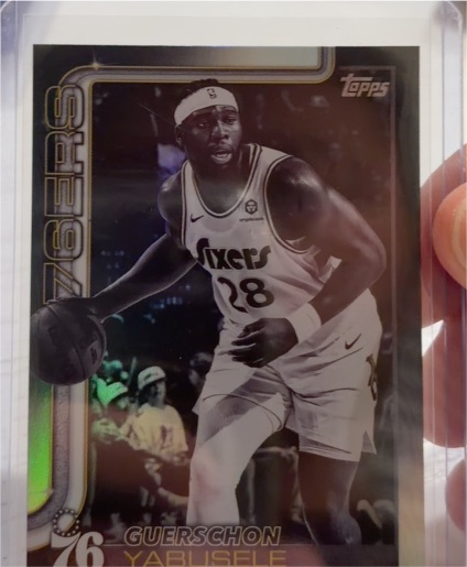 2025-26 Topps Basketball Blackout #26 Guerschon Yabusele — front