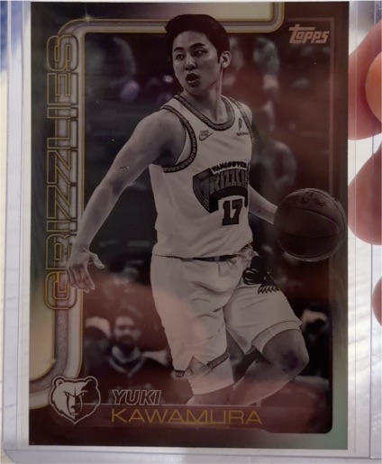 2025-26 Topps #188 Yuki Kawamura — front