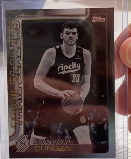 2025-26 Topps #126 Donovan Clingan — front