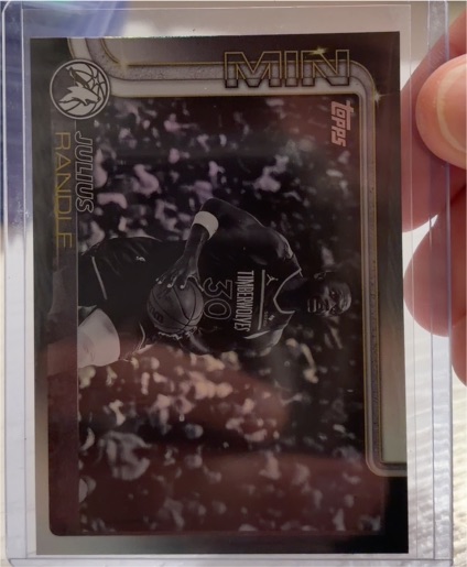 2025-26 Topps Blackout #110 Julius Randle — front