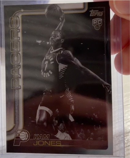 2025-26 Topps #239 Kam Jones — front
