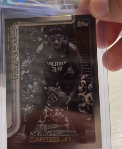 2025-26 Topps Blackout #34 Wendell Carter Jr. — front