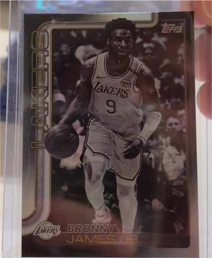 2025-26 Topps #152 Bronny James Jr. — front