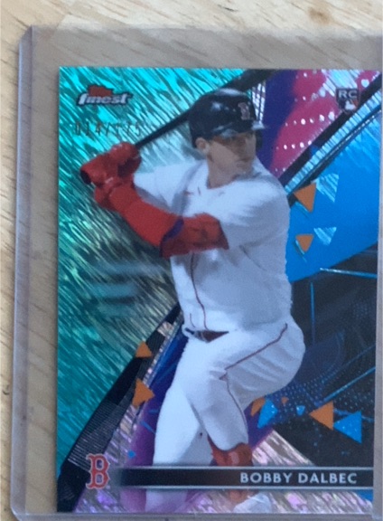 2021 Topps Finest #92 Bobby Dalbec Rookie Card — front