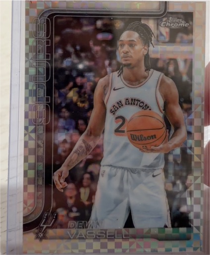 2025-26 Topps Chrome #202 Devin Vassell — front
