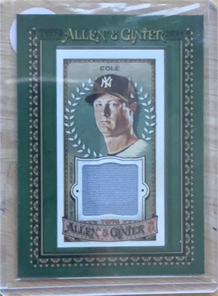 2024 Topps Allen & Ginter #MFR-GCO Gerrit Cole — front