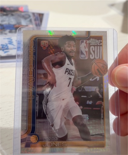 2025-26 Topps Chrome #289 Kam Jones — front