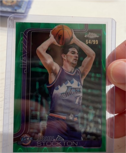 2025-26 Topps Chrome #250 John Stockton — front