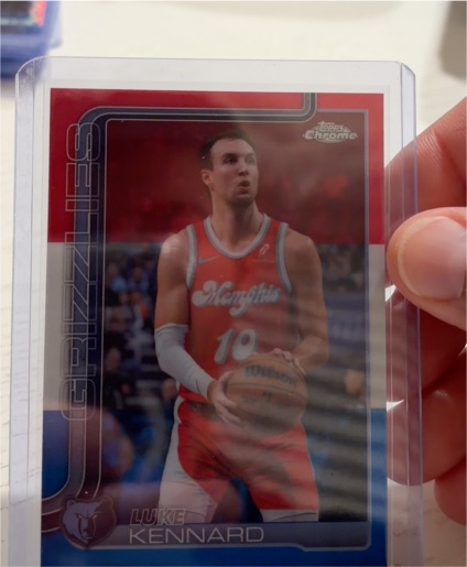 2025 Topps Chrome Luke Kennard — front