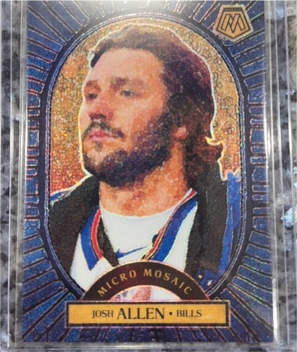 2025 Panini Mosaic Micro Mosaic #24 Josh Allen — front