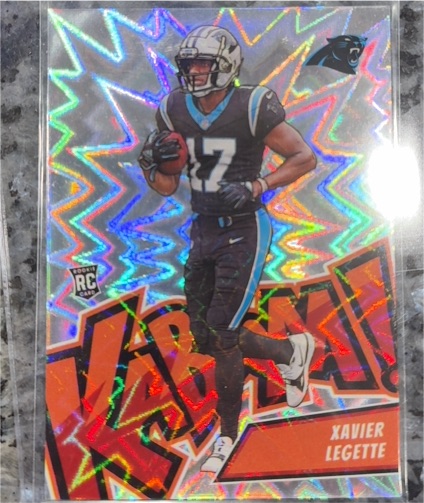 2024 Panini Mosaic KABOOM! #Xavier Legette — front