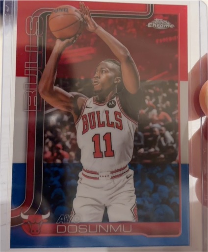 2025-26 Topps Chrome #95 Ayo Dosunmu — front