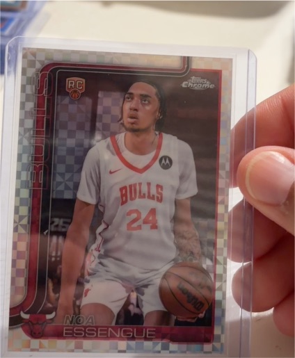 2025-26 Topps Chrome #262 Noa Essengue — front